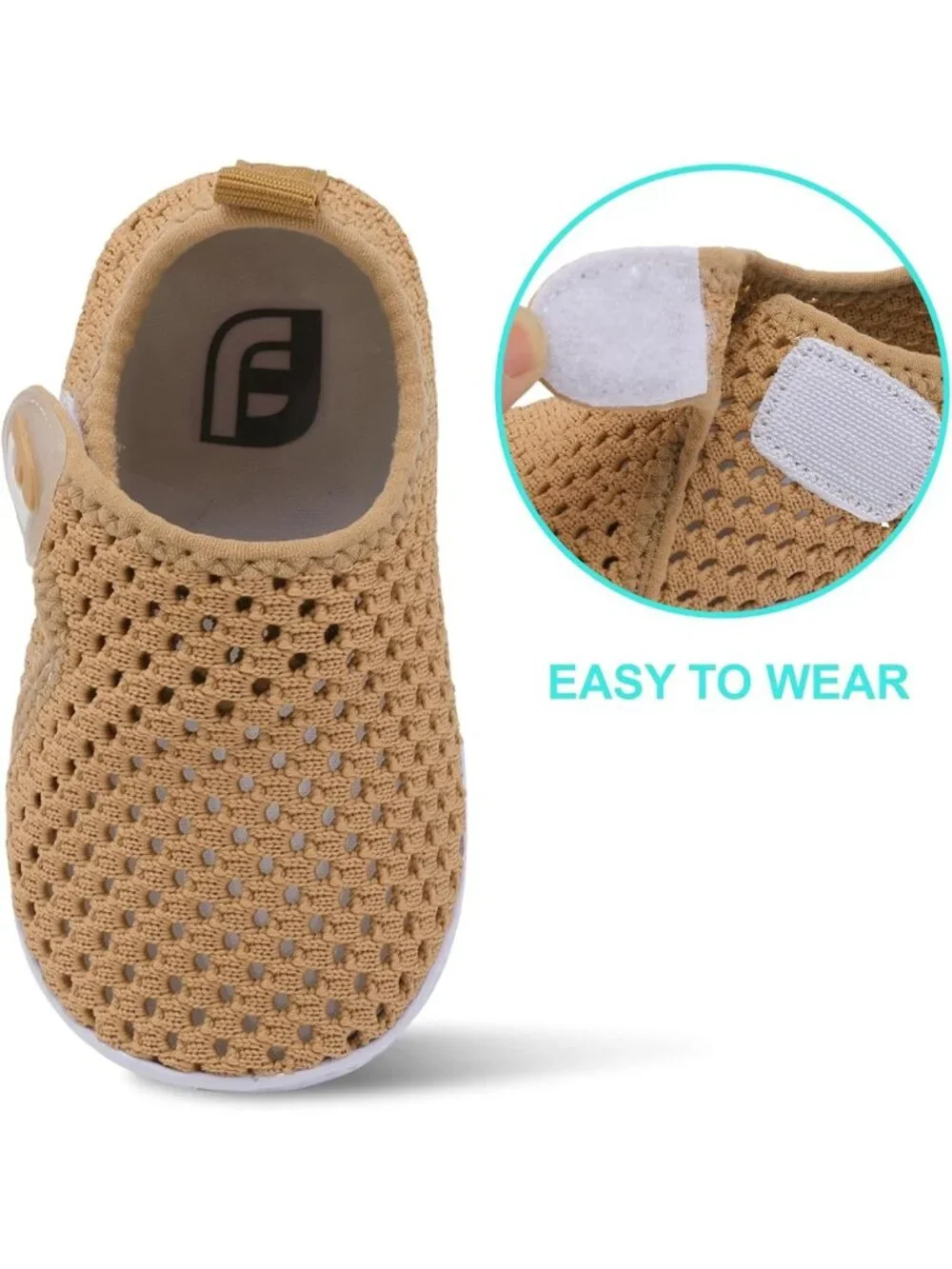Breathable Baby Toddler Water Shoes for Boys & Girls - Lightweight Sandals for